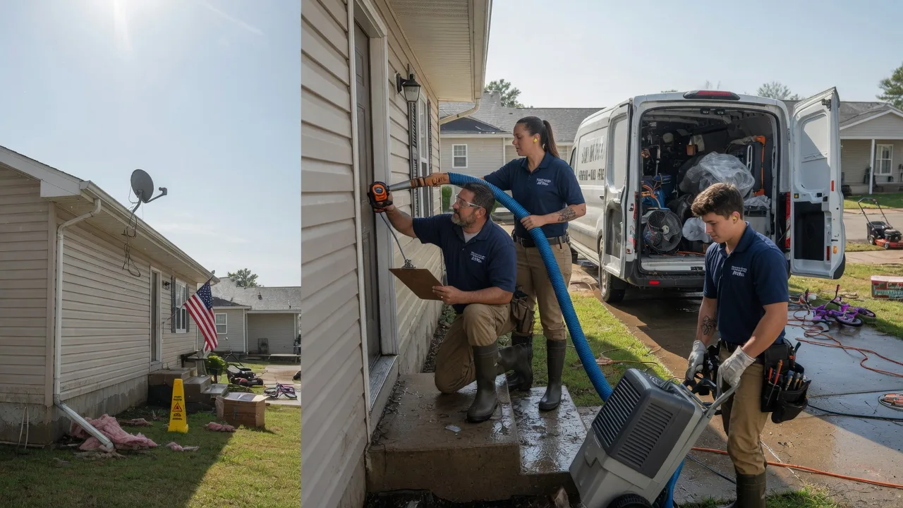 Ceiling Water Damage Restoration in New Haven, MI near me